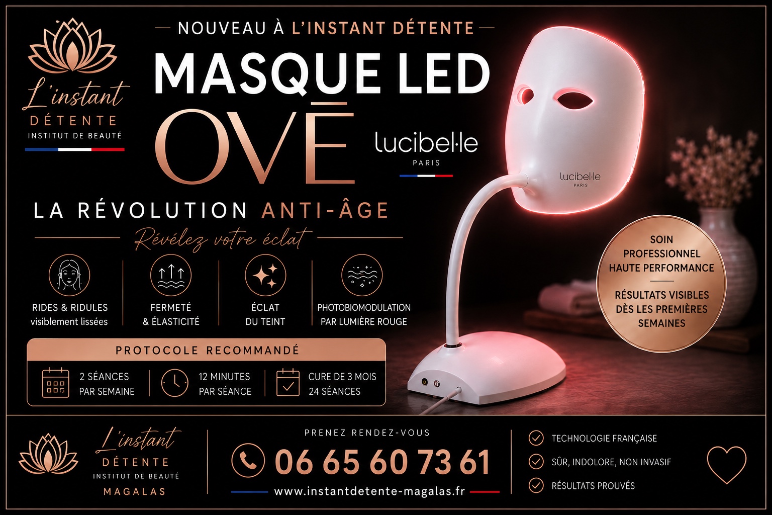 Masque LED OVE Lucibel.le